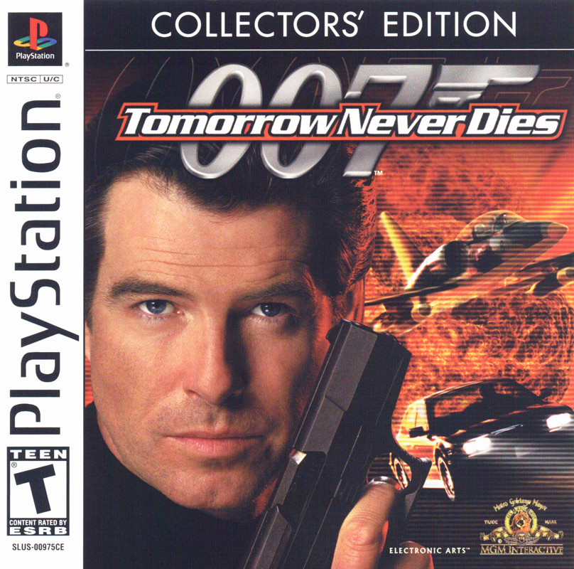 007 Tomorrow Never Dies box art for Playstation